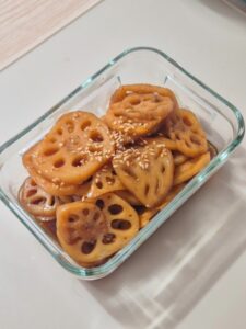 Crunchy Braised Lotus Root (Yeongeun-jorim) Recipe crunchy braised lotus root yeongeun jorim recipe featured