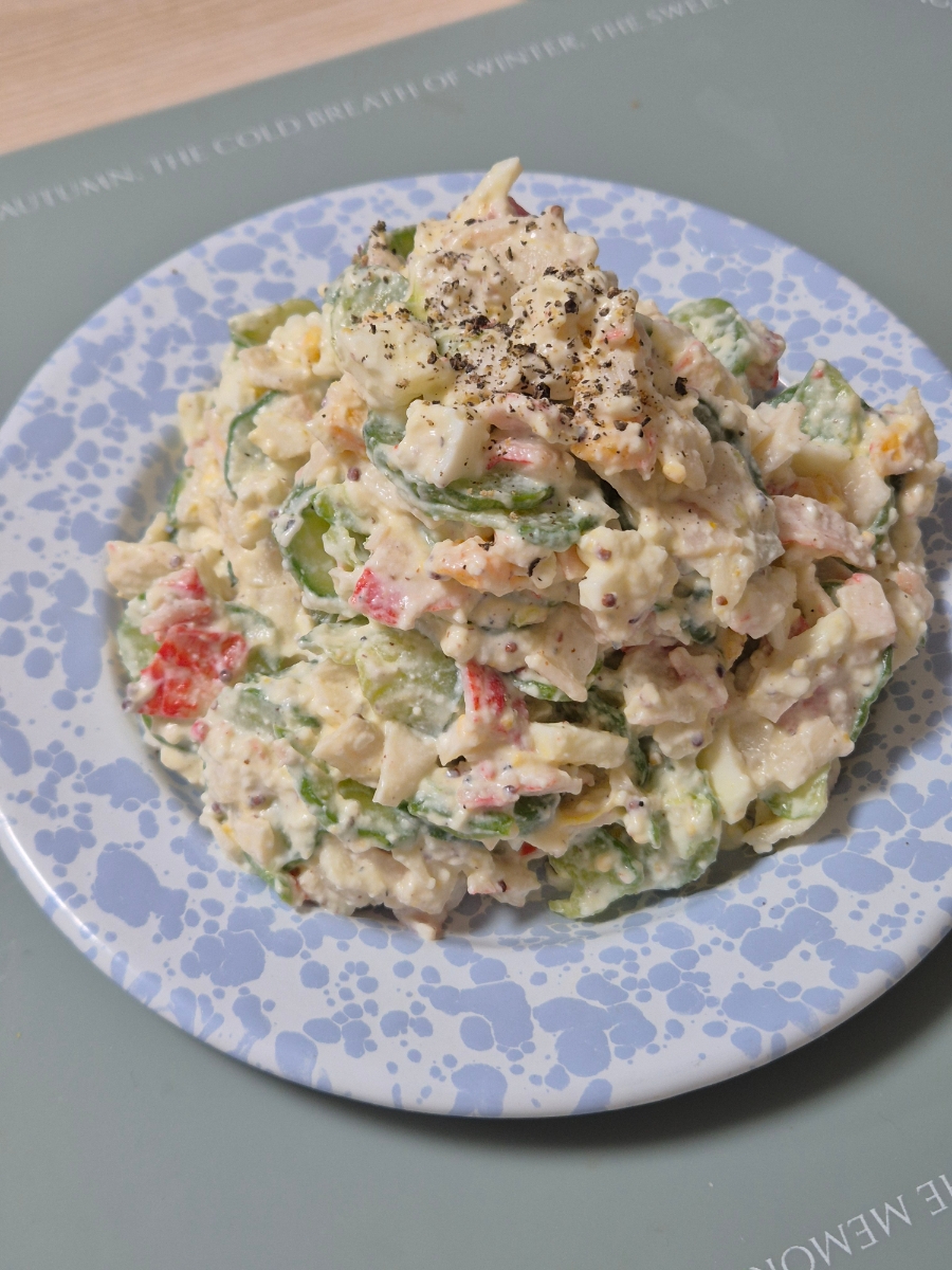 Cucumber Greek Yogurt Sandwich Recipe with Crab Stick photo 2