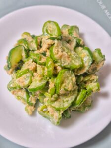 cucumber perilla salad oi deulkkae muchim recipe featured